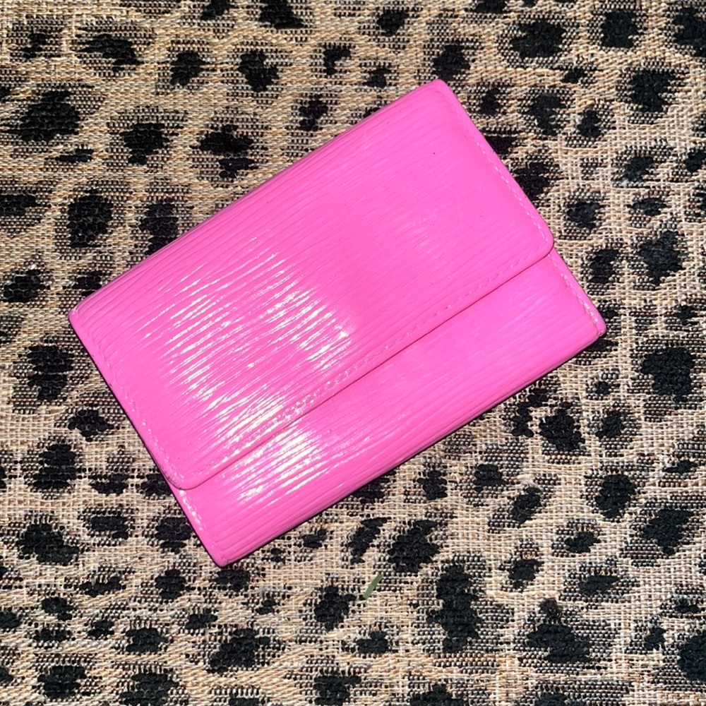 LV key holder painted by us at Mountain Maiden Boutique Hot Pink/Sparkly Purple